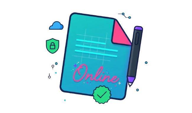 PDF mit Stift symbolisch