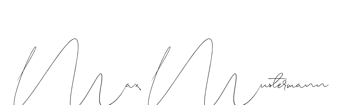 Moderne elektronische Unterschrift mit dynamischem Design - Unterschrift Generator